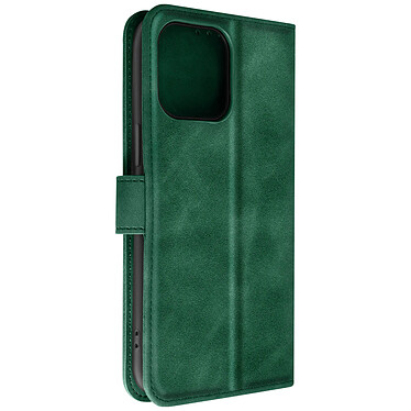 Avizar Étui pour iPhone 14 Pro Max Clapet Portefeuille Support Vidéo Soft-touh  Vert