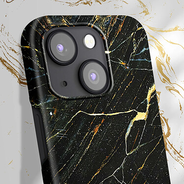 Acheter iDeal of Sweden Coque pour iPhone 13 Marbré Luxe Ultra fine Port Laurent Marble Noir / Or