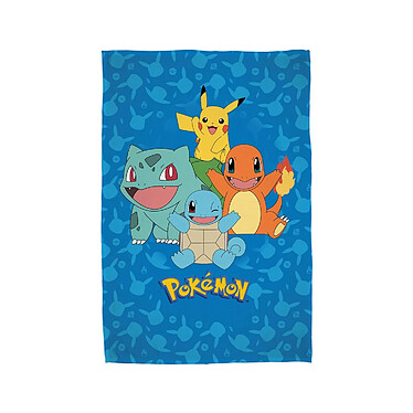 Pokémon - Couverture polaire Starter Pokemon 130 x 160 cm