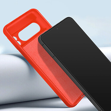 Avizar Coque pour Google Pixel 8 Pro en Silicone Semi-rigide Dragonne  Rouge pas cher