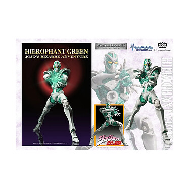 JoJo's Bizarre Adventure Part3 - Figurine Super Action Legend (Hierophant Green) 14 cm pas cher