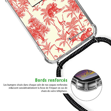 Acheter LaCoqueFrançaise Coque cordon Samsung Galaxy S20 Dessin Botanic Amour