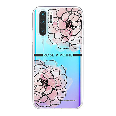 LaCoqueFrançaise Coque Huawei P30 Pro/ P30 Pro New Edition silicone transparente Motif Rose Pivoine ultra resistant