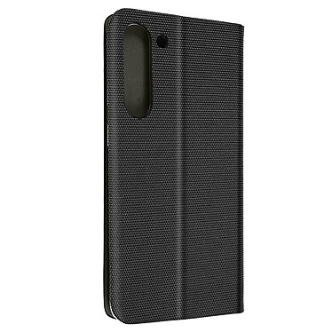 Avizar Étui pour Samsung Galaxy S23 Plus Tissu Porte carte Support Vidéo  noir