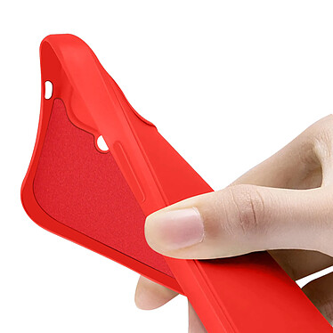 Avizar Coque pour Samsung Galaxy S24 Soft Touch Mat Silicone Flexible Rouge pas cher