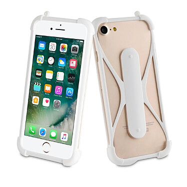 Acheter Muvit Coque pour Smartphone Universel Fonction Stand avec Tour de Cou Blanc