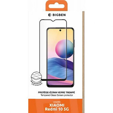 Avis BigBen Connected Protège-écran pour Xiaomi Redmi 10 Anti-traces de doigts 2.5D Noir transparent