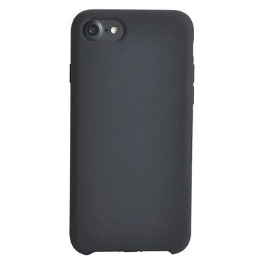 BigBen Connected Coque pour iPhone SE 2022/SE/8/7/6S/6 Rigide et Élégante en Silicone Soft Touch Noir