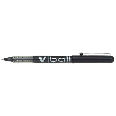 PILOT Stylo roller V Ball VB5 Encre liquide Pointe métal Fine Noir x 12