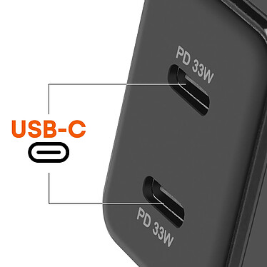 Avis LinQ Chargeur Secteur USB-C 33W Power Delivery Noir