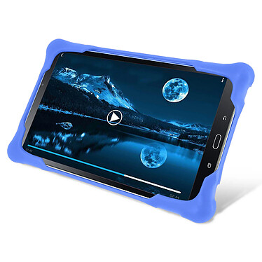 Avizar Coque Bumper Tablette 7 à 9" Antichocs Universelle Protection Béquille Bleue pas cher