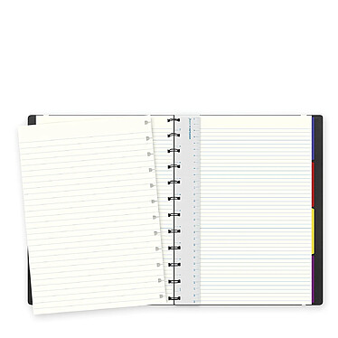 Avis FILOFAX Carnet de notes 'Notebook Classic Vif' rechargeable format A4, Noir