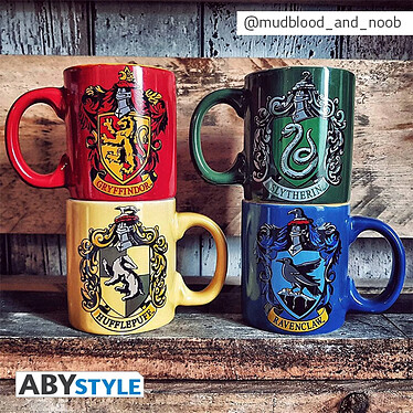 Harry Potter - Set 2 mugs à espresso Serpent. & Pouf pas cher