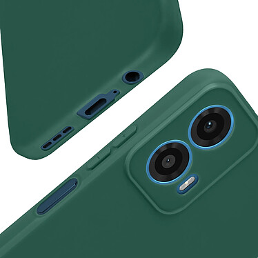 Avizar Coque pour Motorola Moto G34 5G Finition Mate Vert Foncé pas cher