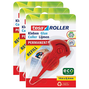 TESA Recharge de Colle Permanente Ecologo 8,4mm x 14m x 3