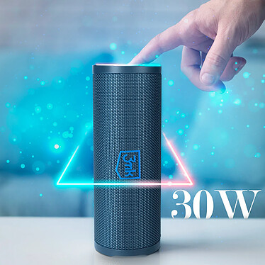 Avis 3mk Enceinte Bluetooth Étanche et Rechargeable Bleu