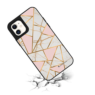 Avis LaCoqueFrançaise Coque iPhone 12 Mini miroir Marbre Rose Design