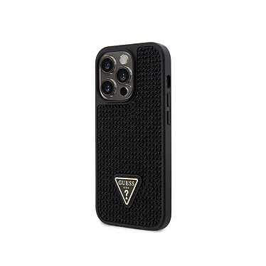 Guess Coque pour Apple iPhone 15 Pro Triangle Diamond Noir