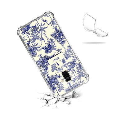 Acheter LaCoqueFrançaise Coque Samsung Galaxy A8 2018 Silicone antichocs Solides coins renforcés  transparente Motif Botanic Rêve