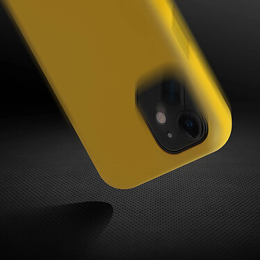 Acheter Avizar Coque iPhone 11 Silicone Semi-rigide Mat Finition Soft Touch Jaune