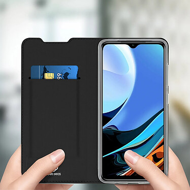 Acheter Dux Ducis Housse pour Xiaomi Redmi 9T / Poco M3 Étui Porte-carte Fonction Support Vidéo  Noir