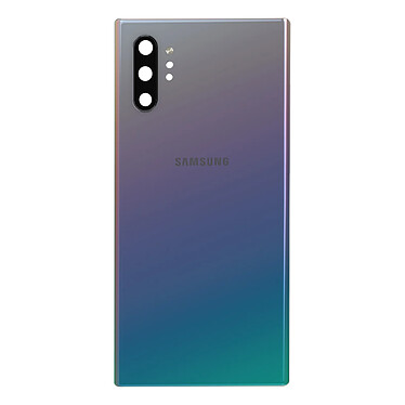 Clappio Vitre arrière de remplacement pour Samsung Galaxy Note 10 Plus Argent