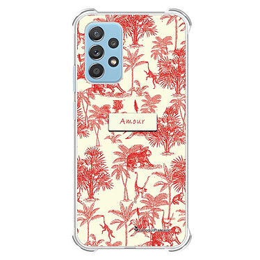 LaCoqueFrançaise Coque Samsung Galaxy A52 Silicone antichocs Solides coins renforcés  transparente Motif Botanic Amour