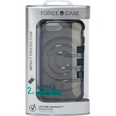 Avis Force Case Coque pour iPhone SE 2020/8/7/6S/6 Urban renforcée Transparent