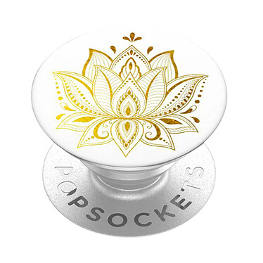 PopSockets Pop Grip pour Smartphones avec Logo Golden Prana Gén 2 Dorée