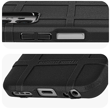 Avizar Coque pour Motorola Moto G32 Silicone Épais avec Coins Antichocs Motif Relief  Noir pas cher