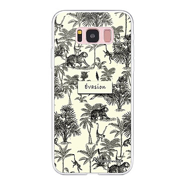 LaCoqueFrançaise Coque Samsung Galaxy S8 360 intégrale transparente Motif Botanic Evasion Tendance