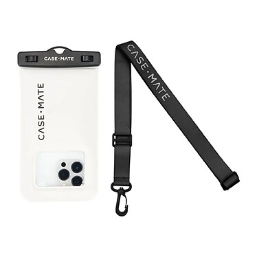 Avis Case Mate Étui waterproof flottant Blanc/Noir