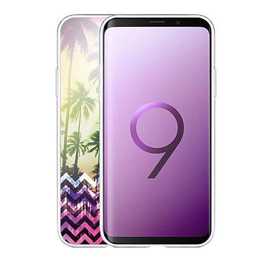 Avis Evetane Coque Samsung Galaxy S9 Plus 360 intégrale transparente Motif Palmiers Tendance