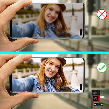 Clappio Caméra Avant Samsung Galaxy S10 Plus Objectif de remplacement Frontal pas cher