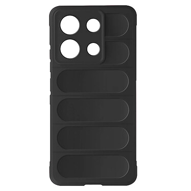 Avizar Coque pour Xiaomi Redmi Note 13 4G Antichoc Silicone Motif texturé 3D Noir