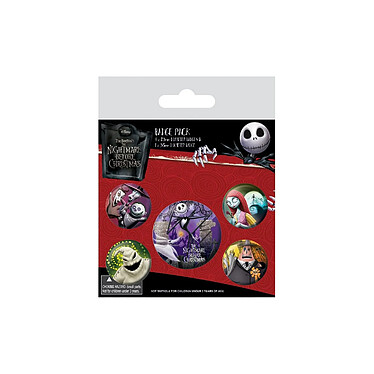 L'étrange Noel de Mr. Jack - Pack 5 badges Characters