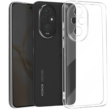 Avizar Coque Fine pour Honor 200 Pro Épaisseur 0.3mm Anti-humidité Transparent