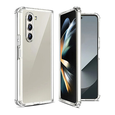 Evetane Coque Samsung Galaxy Z Fold 6 Anti-Chocs avec Bords Renforces en silicone transparente Motif