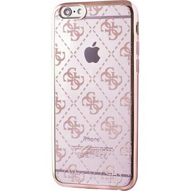 Guess Coque pour iPhone 6/6S Semi-rigide en TPU Transparent