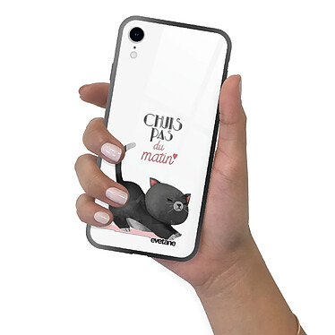 Evetane Coque en verre trempé iPhone Xr Chuis pas du matin pas cher