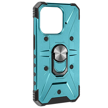 Avizar Coque Bague pour iPhone 15 Pro Bumper Antichoc  Bleu Clair