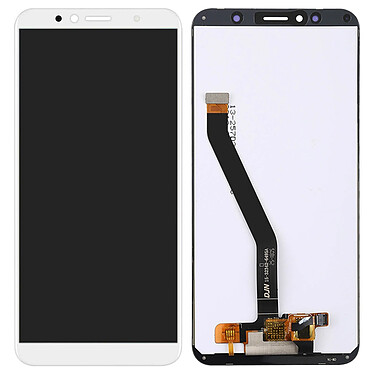 Clappio Écran LCD Honor 7A Bloc Complet Compatible - blanc