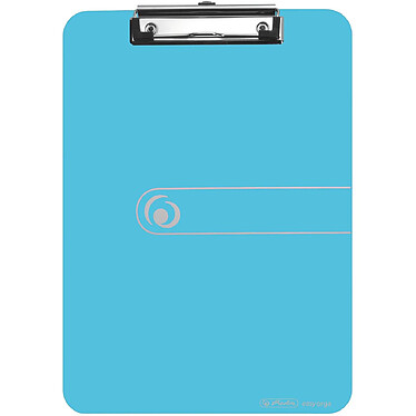 HERLITZ Porte-bloc easy orga to go, format A4, bleu transparopaque en plastique