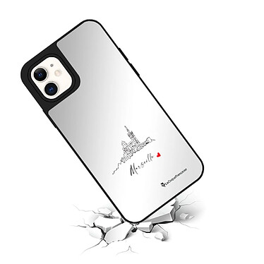 Avis LaCoqueFrançaise Coque iPhone 12 Mini miroir Marseille Notre Dame Design