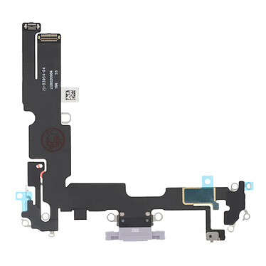 Relife Connecteur de Charge Lightning pour Apple iPhone 14 Plus Lavande