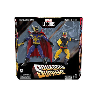 Avis Squadron Supreme Marvel Legends - Pack 2 figurines Nighthawk & 's Blur 15 cm