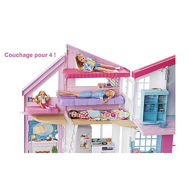 Avis Mattel Coffret Maison de Poupée Barbie La maison à Malibu avec Accessoires Multicolore