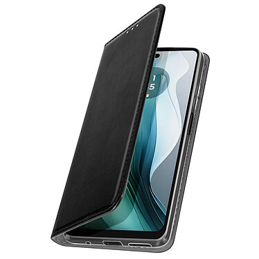 Avizar Étui pour Motorola Moto E14 Clapet Porte-carte Magnétique Noir