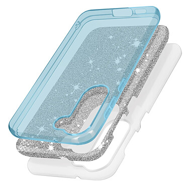 Avis Avizar Coque Paillette pour Samsung Galaxy S23 Plus Hybride Semi-rigide  bleu