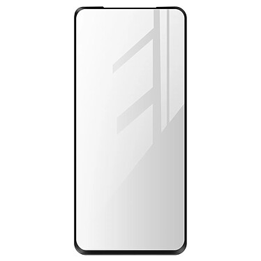 Avizar Vitre Oppo A94 5G Verre Trempé 9H Biseauté Transparent / Noir